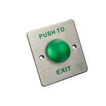 Yilin electric lock PBK-818A B C access control special outing door switch large button push switch