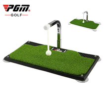  PGM Golf Swing Trainer Indoor Flat pad Swing Trainer 360°rotating impact