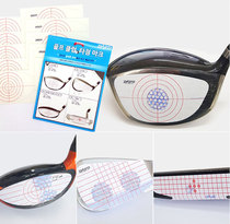 New Japanese and Korean golf clubs hit paper ball mark test paper golf auxiliary wood iron stick sticker