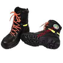 Forest Fire Fighting Protection Boots Headlayer Cow Leather Boots Anti-Puncture Band Steel Head Steel Head Steel Head Steel Head Steel Plate Rescue Shoe Manufacturer