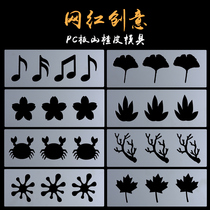 Plate ornaments Hawthorn skin mold three ginkgo biloba crab modeling creative dishes