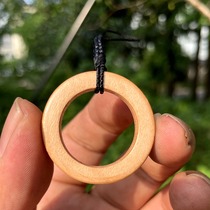 Cowhide ring buckle key pendant leather ring mobile phone case anti-lost lanyard ring Tochigi finger ring handmade mobile phone chain