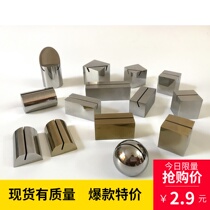 Solid stainless steel business card holder inclined table number plate table menu holder menu holder card holder cake price brand base