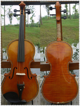KNONUS Canon musical instrument 15 inch handmade tiger skin pattern Luodian inlay shell professional performance Viola