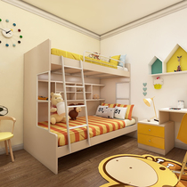 Feimei custom imported love grid ZC07 childrens bed native oak 60 colors modern minimalist style