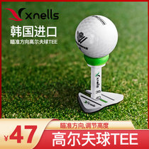 Xnells Korea Net red golf TEE can aim the direction accessories golf nail Mark ball position