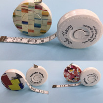 German original imported small tape measure HOECHSTMASS measuring ruler 80203 mosaic measuring ruler portable New