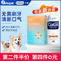 Small shell tooth cleaning water pet dog mouthwash cat anti-bad breath powder to dental calculus oral cleaning products