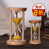 Unzip Quicksand bottle Funnel time Hourglass timer set Childrens fall 30 3 515 Three minutes Half an hour