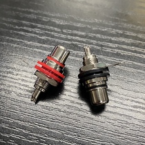 Upscale sound socket RCA seat lotus seat red copper plated nickel environmental protection material certified new product