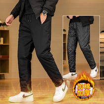 Winter Clothing Plus Suede Pants Men Casual Pants Autumn Winter Thickened WARM WITH SUEDE EXTERNAL WEAR PLUS COTTON PANTS SPORTS PANTS