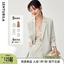 Champ Biella 2022 new thin style suit jacket woman small sub-temperament woman fit suit jacket