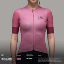 GRC Endless Riding with Endless Riding PINK SHORT SLEEVE BLOUSE BLOUSE SUMMER ANTIBACTERIAL CONTROL WARM ROAD BIKE RIDING SUIT WOMAN