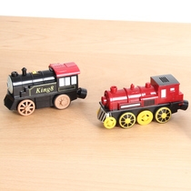 Electric train toy rail car compatible with wooden rice rabbit wooden brio millet wooden rail childrens toy men