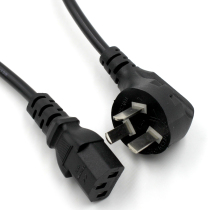 Product head three hole power cord 10A250V pure copper 3*0 75 square desktop computer display print plug