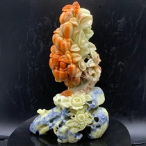 Qingtian stone carving boutique decoration (fruitful) (Burnin Up) size: 24 5 15 7 5cm