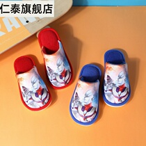 2021 New Altman boy cotton slippers autumn and winter indoor non-slip baby baby shoes summer