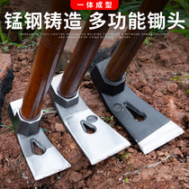 Small hoe ice adze hammer chisel planing Wood tool digging fishing picking hoeing digging digging bamboo shoots farmers outdoor planting