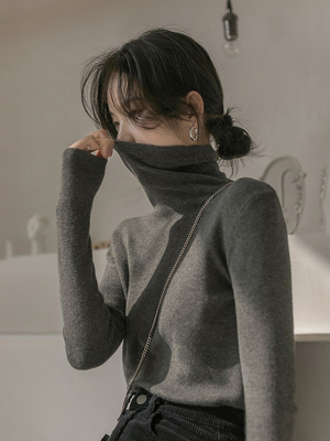 taobao agent Sweater, demi-season fitted long-sleeve, knitted soft top, 2023 collection