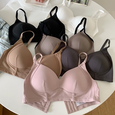 taobao agent Comfortable breathable underwear, supporting push up bra, no trace, 2023, autumn