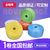Factory plastic strapping rope packaging rope color packaging rope binding rope rope ball recycled material single-layer thin plate