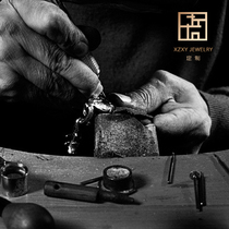 Jewelry processing to draw custom necklace ring seal custom custom necklace stamps custom private couple custom brooch cuff clip