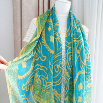New cotton and linen ultra-long scarf sunscreen women's silk scarf special price large shawl summer dual-purpose