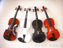 All wooden beginner adult children jujube practice violin full configuration factory price Special Gift