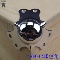 Look out for 042 Ball BAG CORNER SQUARE BAG CORNER BOX WRAP CORNER ALUMINUM WRAP CORNER MAKEUP BAG CORNER GUARD ANGLE IRON BAG CORNER BIG ROUND BALL