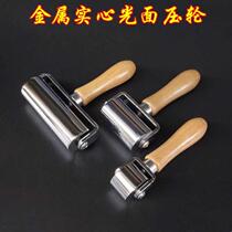 Sticking wallpaper wallpaper tools metal solid glossy flat angle press wheel seam rolling non-woven waterproof roller press roller