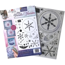 Angela Poole imported transparent stamp seal snowflake 440240