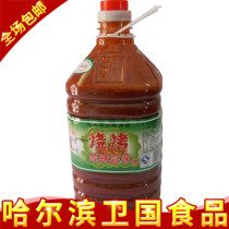 Sweet Si brand garlic chili sauce barbecue sauce Grilled gluten sauce barbecue sauce 4500g sauce seasoning 1 bucket grilled cold noodles