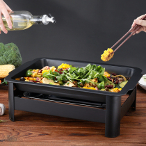 Roast Fish Stove Commercial Household Roast Fish Pan Roast Fish Special Pot Charcoal Seafood Big Coffee Pan Rectangular Restaurant Barbecue