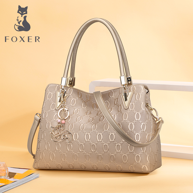 Golden Fox Mother Bag Women's Handbag 2019 New Middle-aged Fashion Simple Large Capacity One Shoulder Slant Bag