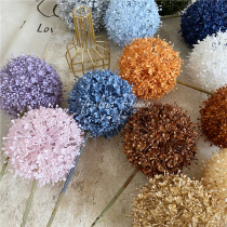 12cm emulated scallion ball wedding celebration new big ball starry sky wedding decoration foreign trade plastic ball single branch shooting props