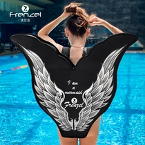 FRENZEL flange left heaven to make winged man fish footed webbed with double shoulder back Mahina single webmaid tailbag bag
