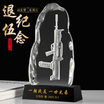 Creative ornaments customized veterans souvenirs to send comrades-in-arms brothers gifts party veterans retired commemorations