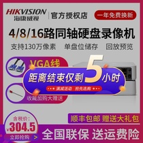 Hikvision 8-channel analog DVR hard disk video recorder coaxial network hybrid monitoring host 7108HGH-F1N
