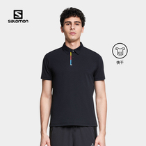 Salomon Salomon mens Polo shirt summer new casual business short-sleeved quick-drying air sports T-shirt