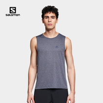 Salomon Salomon mens sports vest summer new outdoor running sportswear AGILE TANK M