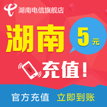 Hunan Telecom phone fee 5 yuan Telecom phone charge top-up phone charge charge charge charge fast to the account