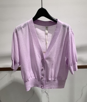 OU European Point 21 summer clothes counter 1212173012 short sleeve sweater
