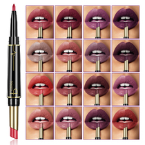 Matte Lipstick Wateproof Double Ended Lips liner Pencil Lips