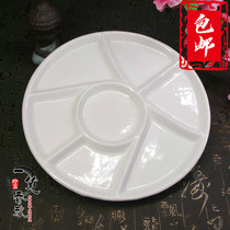 Jingdezhen ceramic palette art watercolor gouache oil painting Chinese painting acrylic paint plate palette
