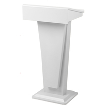  White podium table Podium Restaurant Welcome desk Hotel simple and modern EMCEE reception podium host