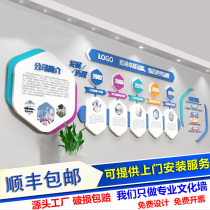 Corporate Enterprise Development Course Image Wall Time Axis Cultural Wall Decoration 3d Solid Cultural Wall Patch Custom Design