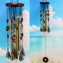 Creative metal bronze bell store household door hanging hanging bell decorated bell   door decoration