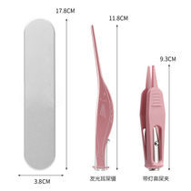 Baby Booger clip Luminous baby cleaning tweezers Child clip Booger tweezers with light Safety ear shit clip ear spoon