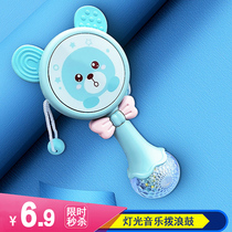 Newborn baby music rattle can bite old-fashioned baby toy educational early education 3-6 months or more 1 year old