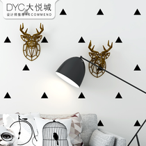 Nordic style wallpaper ins geometric pattern graphic bedroom living room TV background wall home non-self-adhesive wallpaper